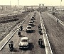 Marzo 1960 inaugurazione autostrada Serenissima nella foto partenza autorità da Padova ovest (Unifoto) (Daniele Zorzi)